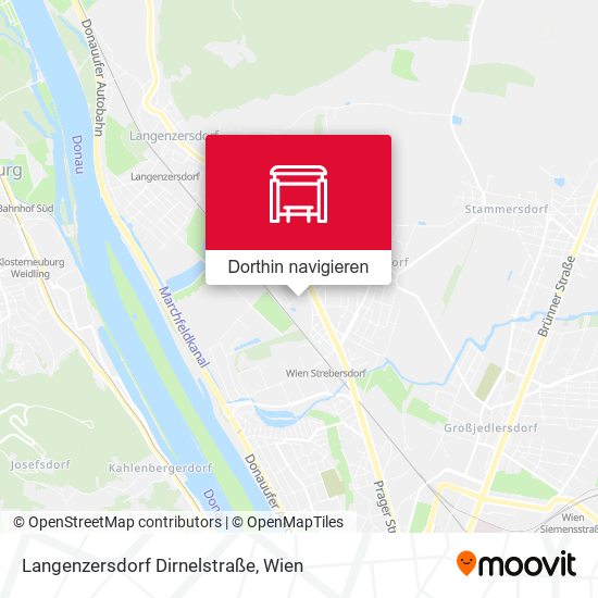 Langenzersdorf Dirnelstraße Karte