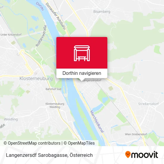 Langenzersdf Sarobagasse Karte