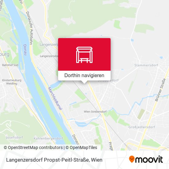 Langenzersdorf Propst-Peitl-Straße Karte