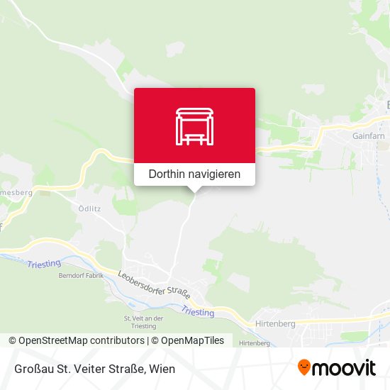 Großau St. Veiter Straße Karte