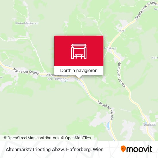 Altenmarkt / Triesting Abzw. Hafnerberg Karte