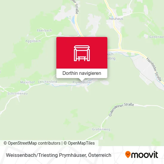 Weissenbach / Triesting Prymhäuser Karte
