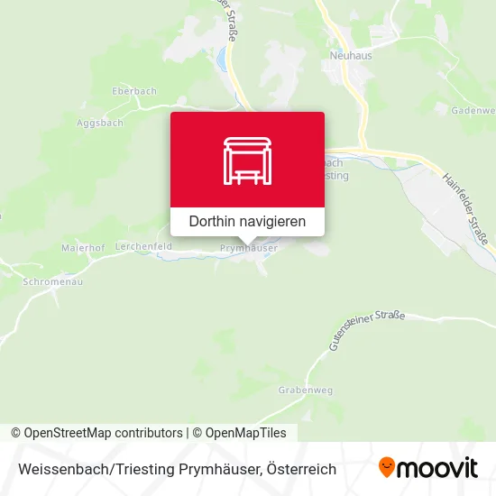 Weissenbach / Triesting Prymhäuser Karte