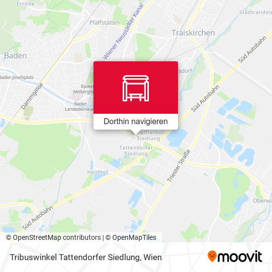 Tribuswinkel Tattendorfer Siedlung Karte