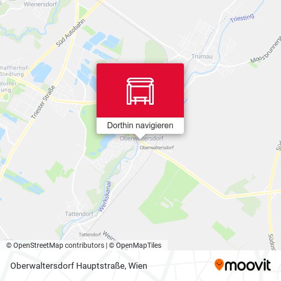 Oberwaltersdorf Hauptstraße Karte