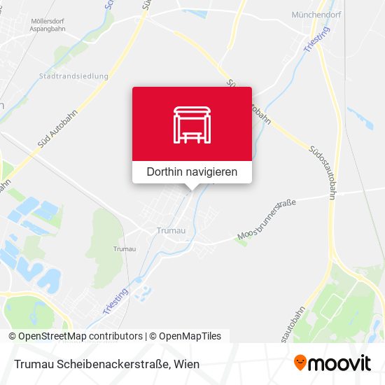 Trumau Scheibenackerstraße Karte