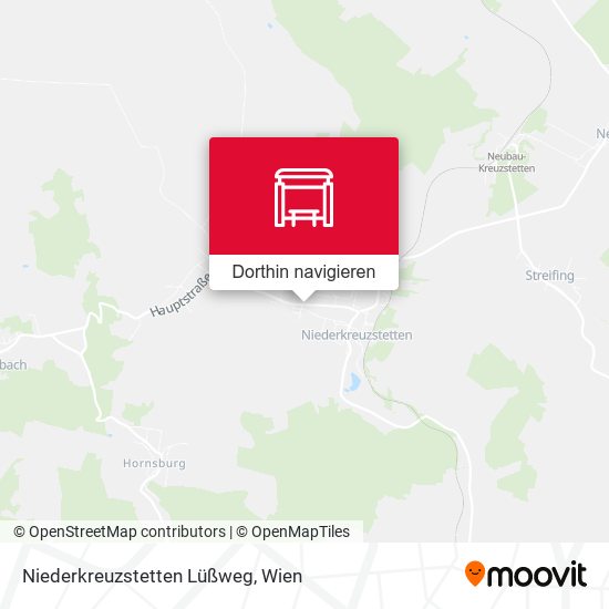 Niederkreuzstetten Lüßweg Karte