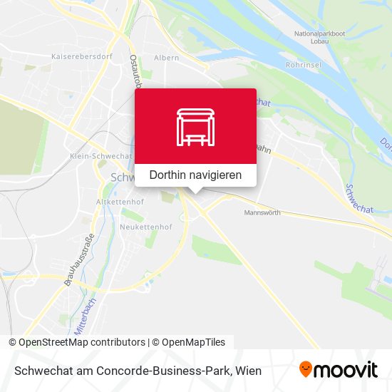 Schwechat am Concorde-Business-Park Karte