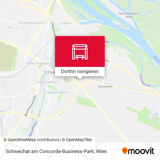 Schwechat am Concorde-Business-Park Karte