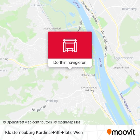 Klosterneuburg Kardinal-Piffl-Platz Karte
