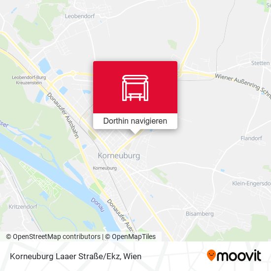 Korneuburg Laaer Straße/Ekz Karte