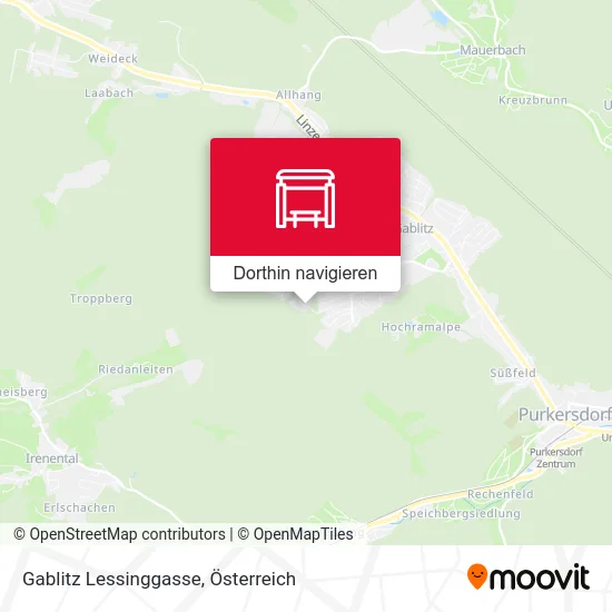 Gablitz Lessinggasse Karte