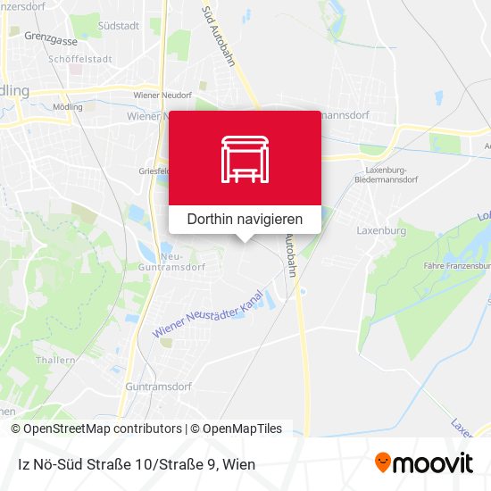 Iz Nö-Süd Straße 10/Straße 9 Karte