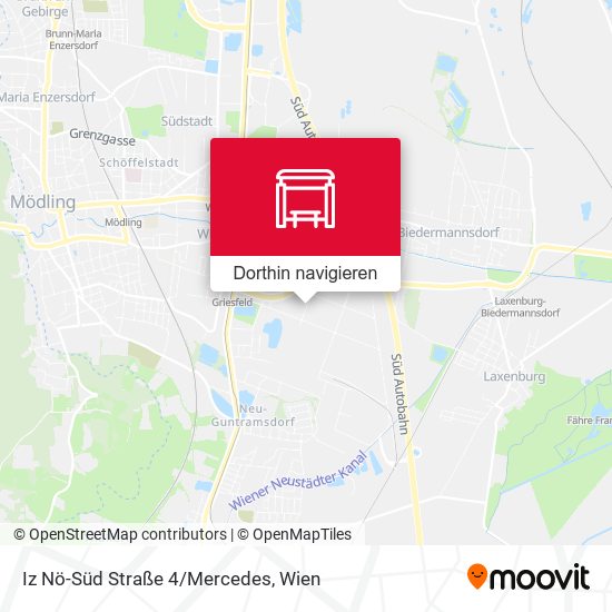 Iz Nö-Süd Straße 4/Mercedes Karte