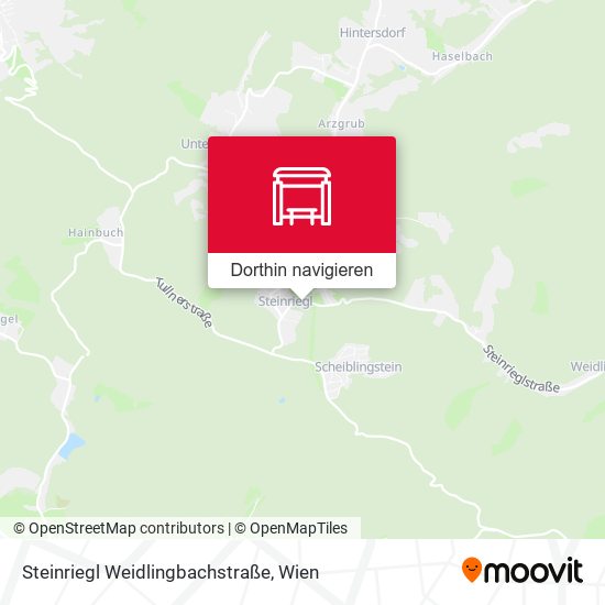 Steinriegl Weidlingbachstraße Karte