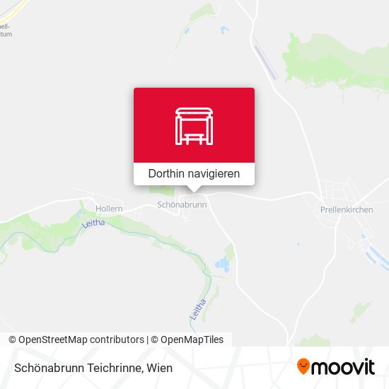 Schönabrunn Teichrinne Karte