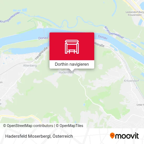 Hadersfeld Moserbergl Karte