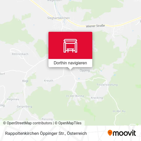 Rappoltenkirchen Öppinger Str. Karte