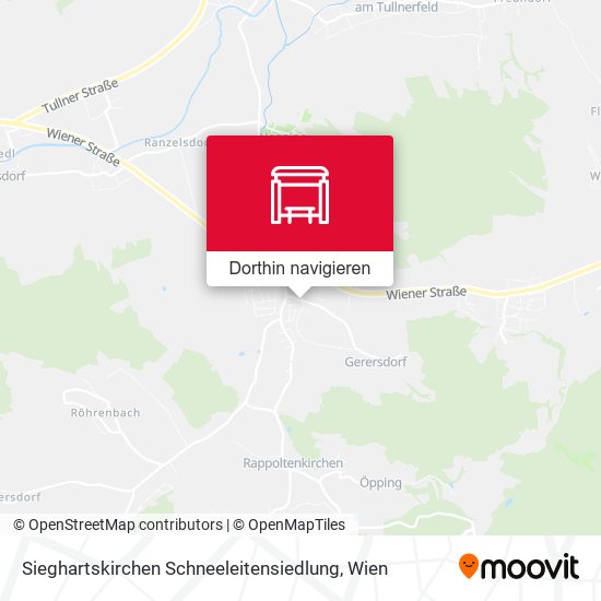 Sieghartskirchen Schneeleitensiedlung Karte
