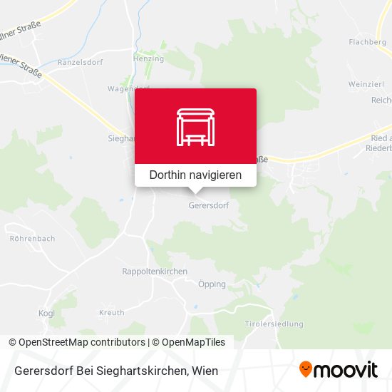 Gerersdorf Bei Sieghartskirchen Karte