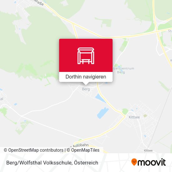 Berg/Wolfsthal Volksschule Karte