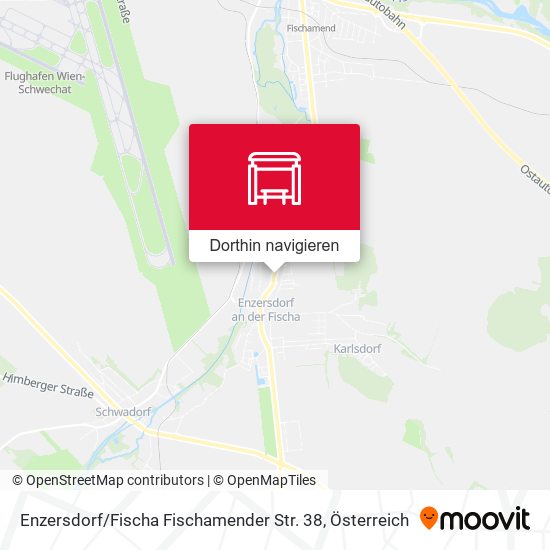 Enzersdorf / Fischa Fischamender Str. 38 Karte