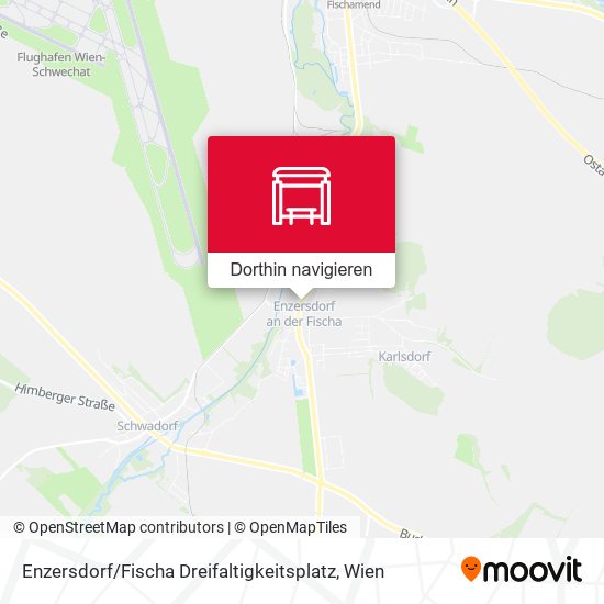 Enzersdorf / Fischa Dreifaltigkeitsplatz Karte