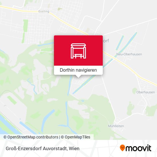 Groß-Enzersdorf Auvorstadt Karte