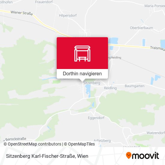Sitzenberg Karl-Fischer-Straße Karte