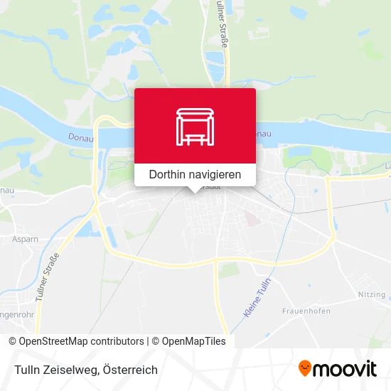 Tulln Zeiselweg Karte