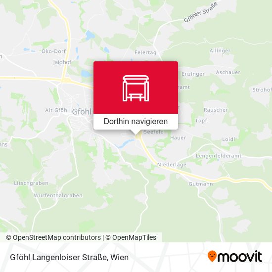 Gföhl Langenloiser Straße Karte