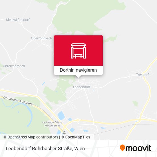 Leobendorf Rohrbacher Straße Karte