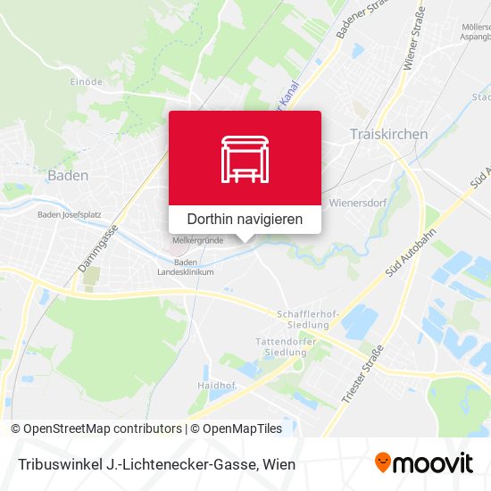 Tribuswinkel J.-Lichtenecker-Gasse Karte