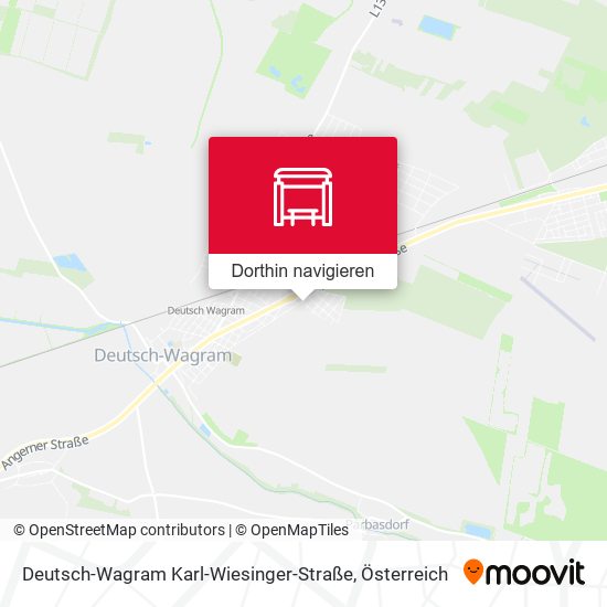 Deutsch-Wagram Karl-Wiesinger-Straße Karte