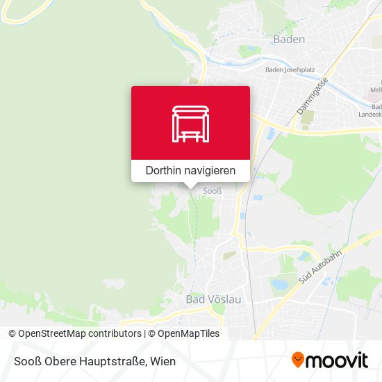 Sooß Obere Hauptstraße Karte