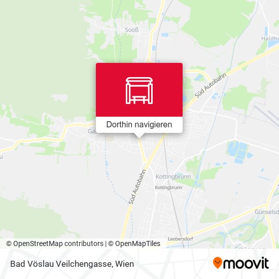 Bad Vöslau Veilchengasse Karte