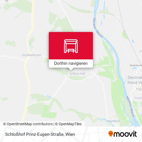 Schloßhof Prinz-Eugen-Straße Karte