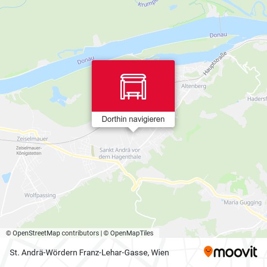 St. Andrä-Wördern Franz-Lehar-Gasse Karte