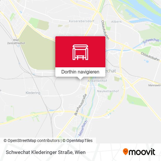 Schwechat Klederinger Straße Karte