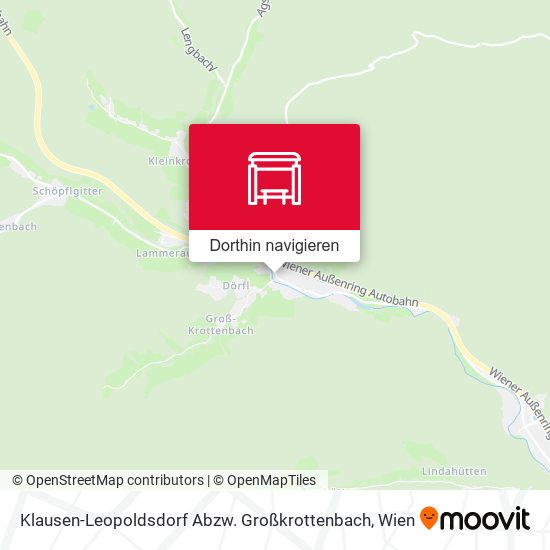 Klausen-Leopoldsdorf Abzw. Großkrottenbach Karte
