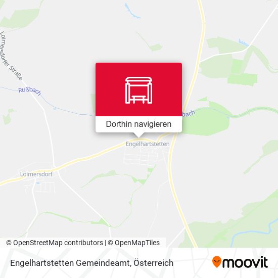 Engelhartstetten Gemeindeamt Karte