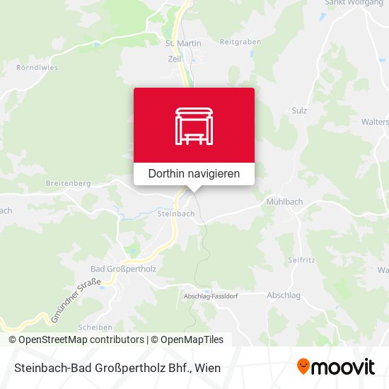 Steinbach-Bad Großpertholz Bhf. Karte