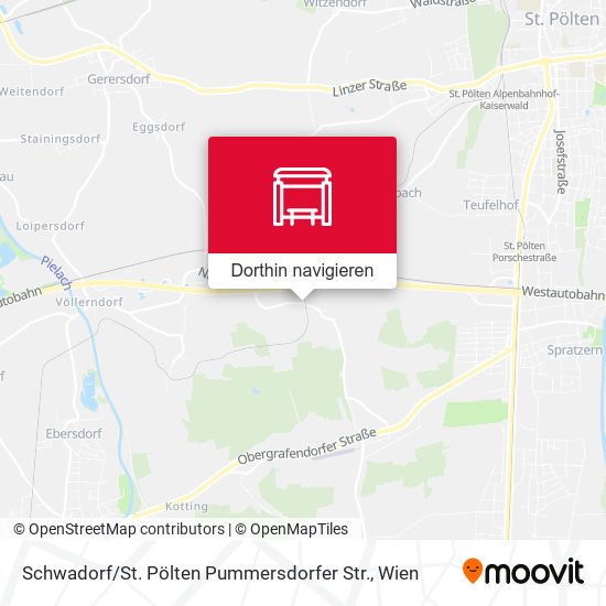 Schwadorf / St. Pölten Pummersdorfer Str. Karte