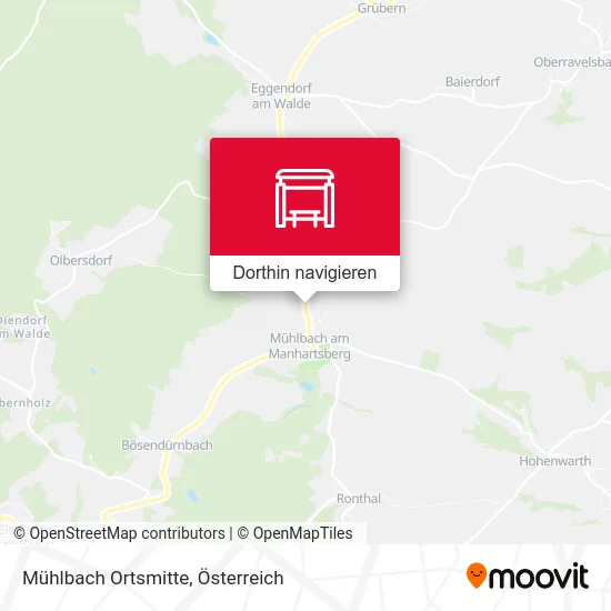 Mühlbach Ortsmitte Karte