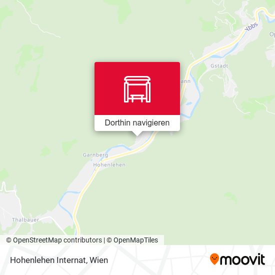 Hohenlehen Internat Karte