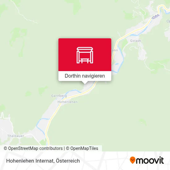Hohenlehen Internat Karte