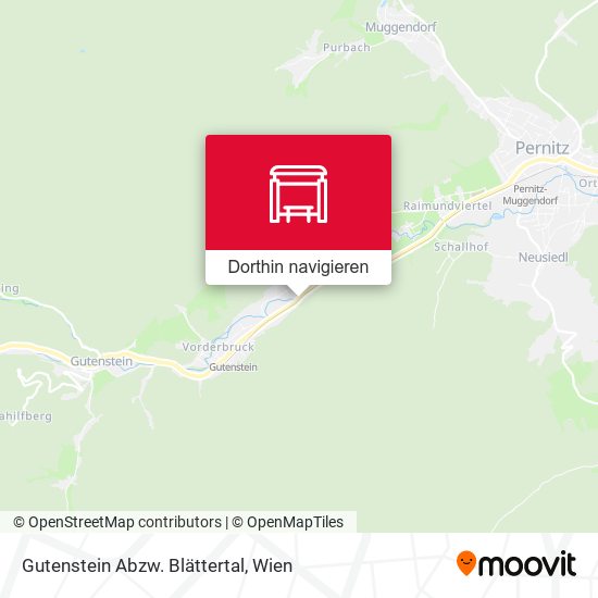 Gutenstein Abzw. Blättertal Karte