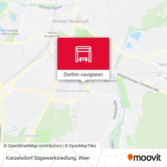Katzelsdorf Sägewerksiedlung Karte