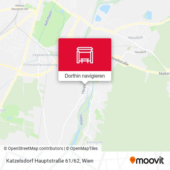 Katzelsdorf Hauptstraße 61/62 Karte