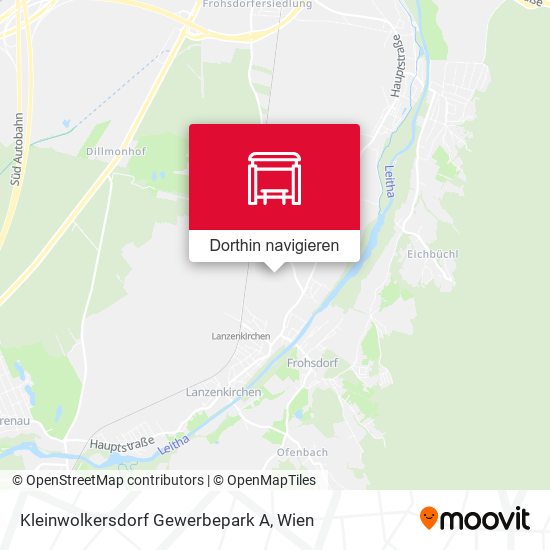 Kleinwolkersdorf Gewerbepark A Karte